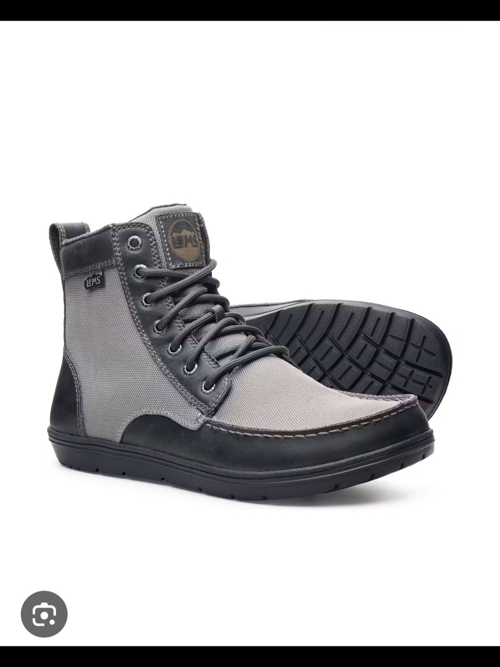 Men's Grey High-Top Casual Chukka